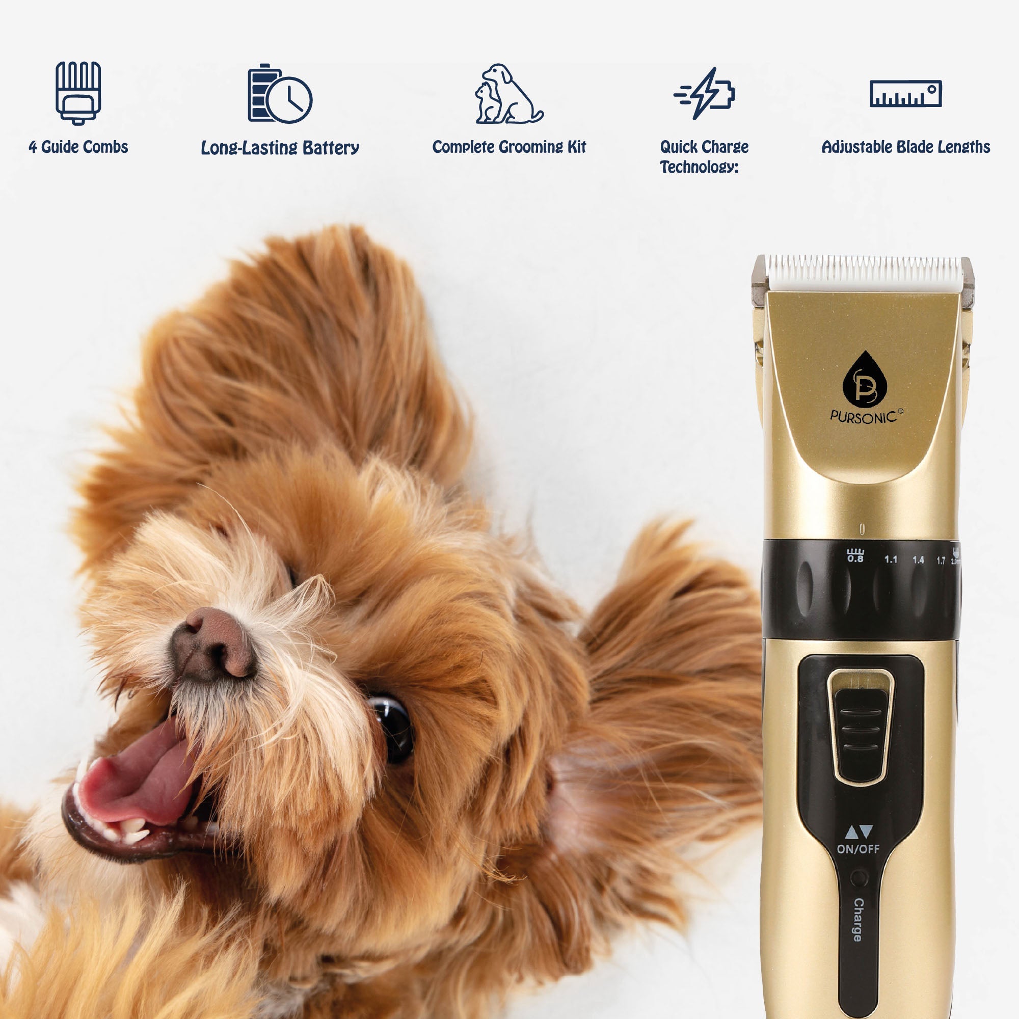 Pet Care Bundle: Furry Fresh Lavender Pet Wipes & Rechargeable Pet Hair Trimmer – Complete Grooming and Hygiene Kit for Dogs and Cats