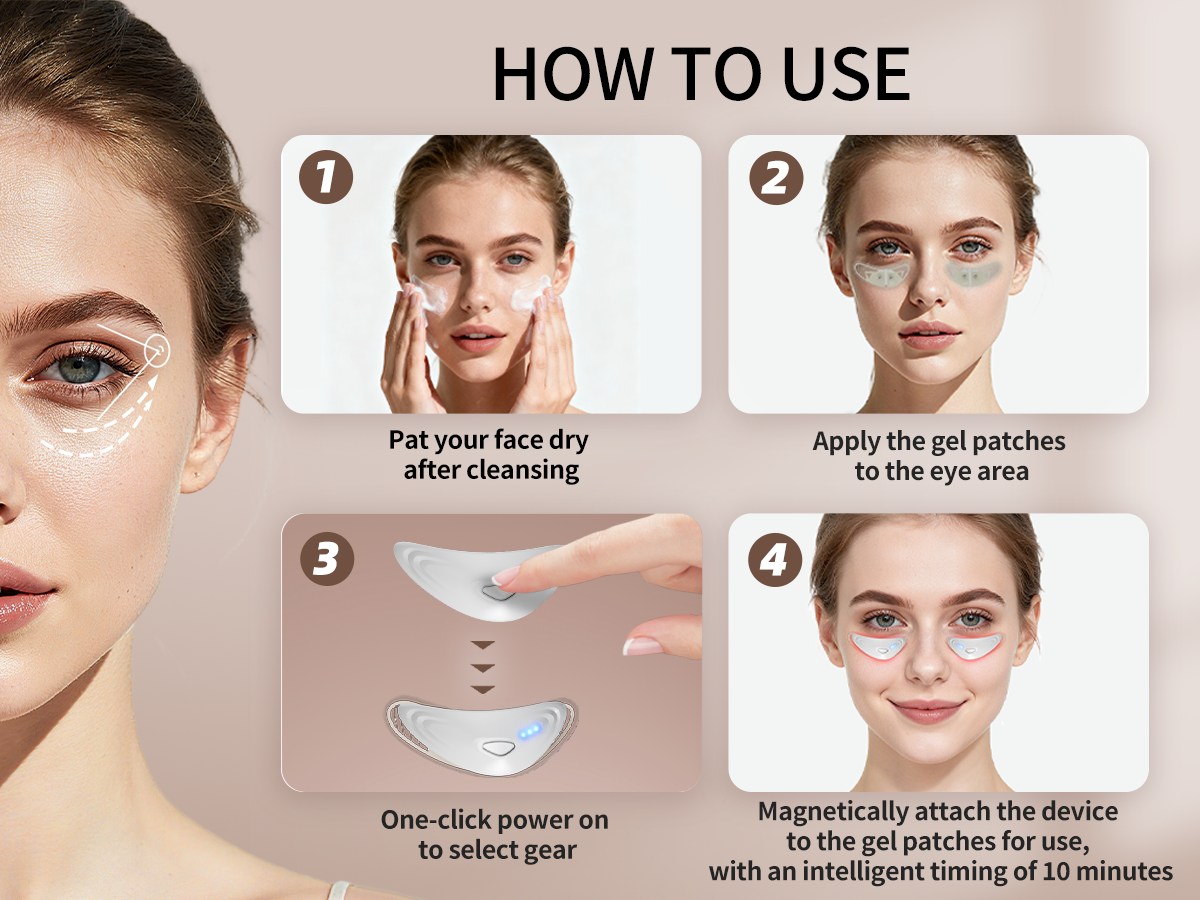 Massage Eye Beauty Device Remove Eye Wrinkles Bags Dark Circle