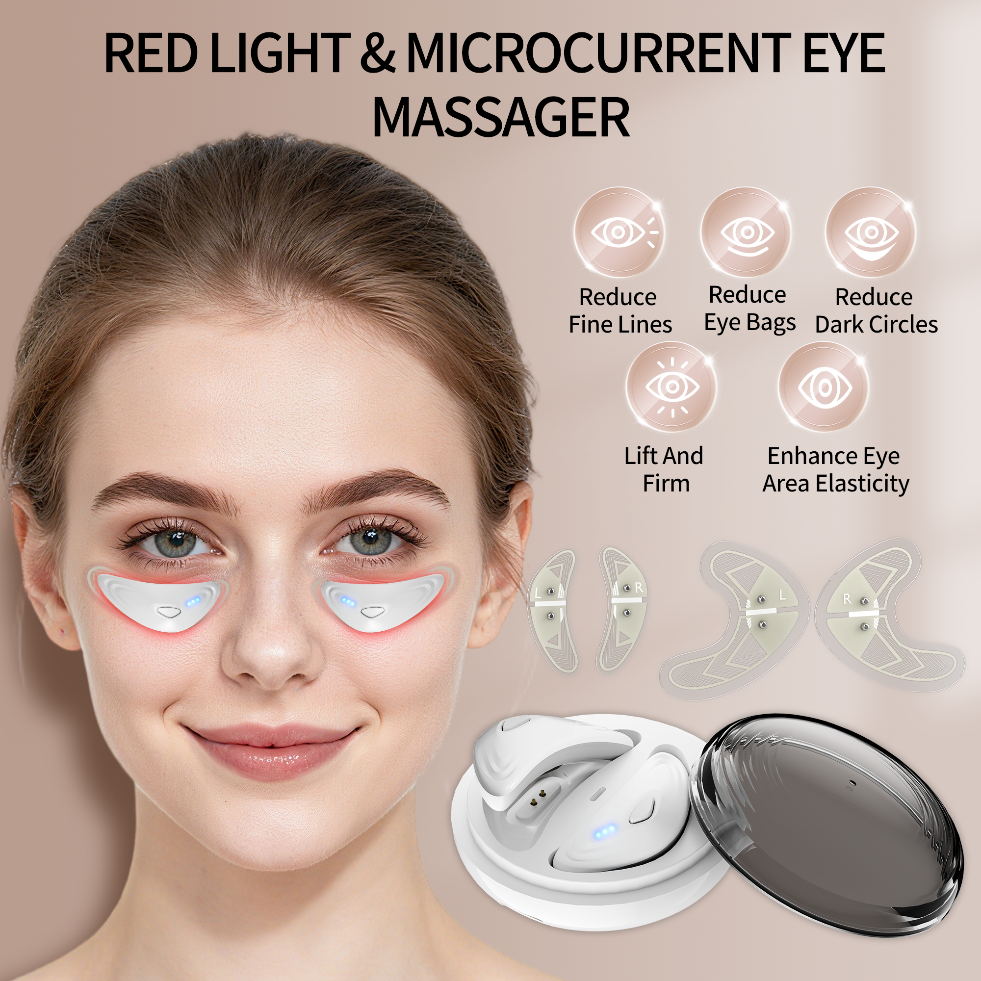 Massage Eye Beauty Device Remove Eye Wrinkles Bags Dark Circle