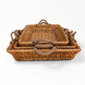 Woven Willow Home Organization Baskets – Set of 3