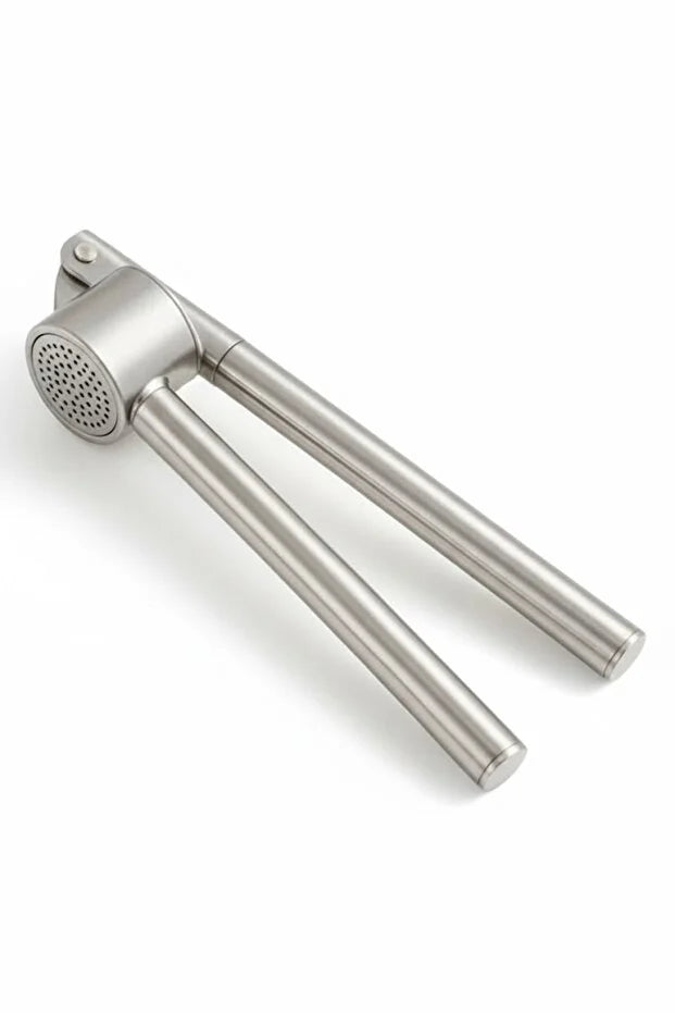 Stainless Steel Garlic Press Crush Without Peeling Removable Chamber